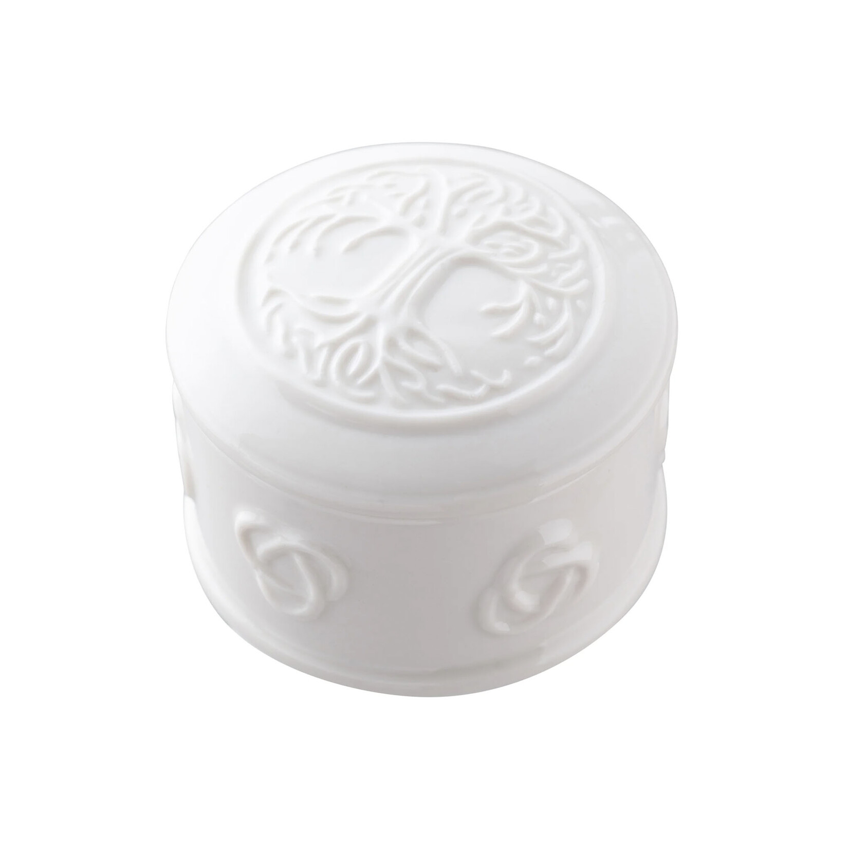 GIFTWARE BELLEEK TREE of LIFE TRINKET BOX