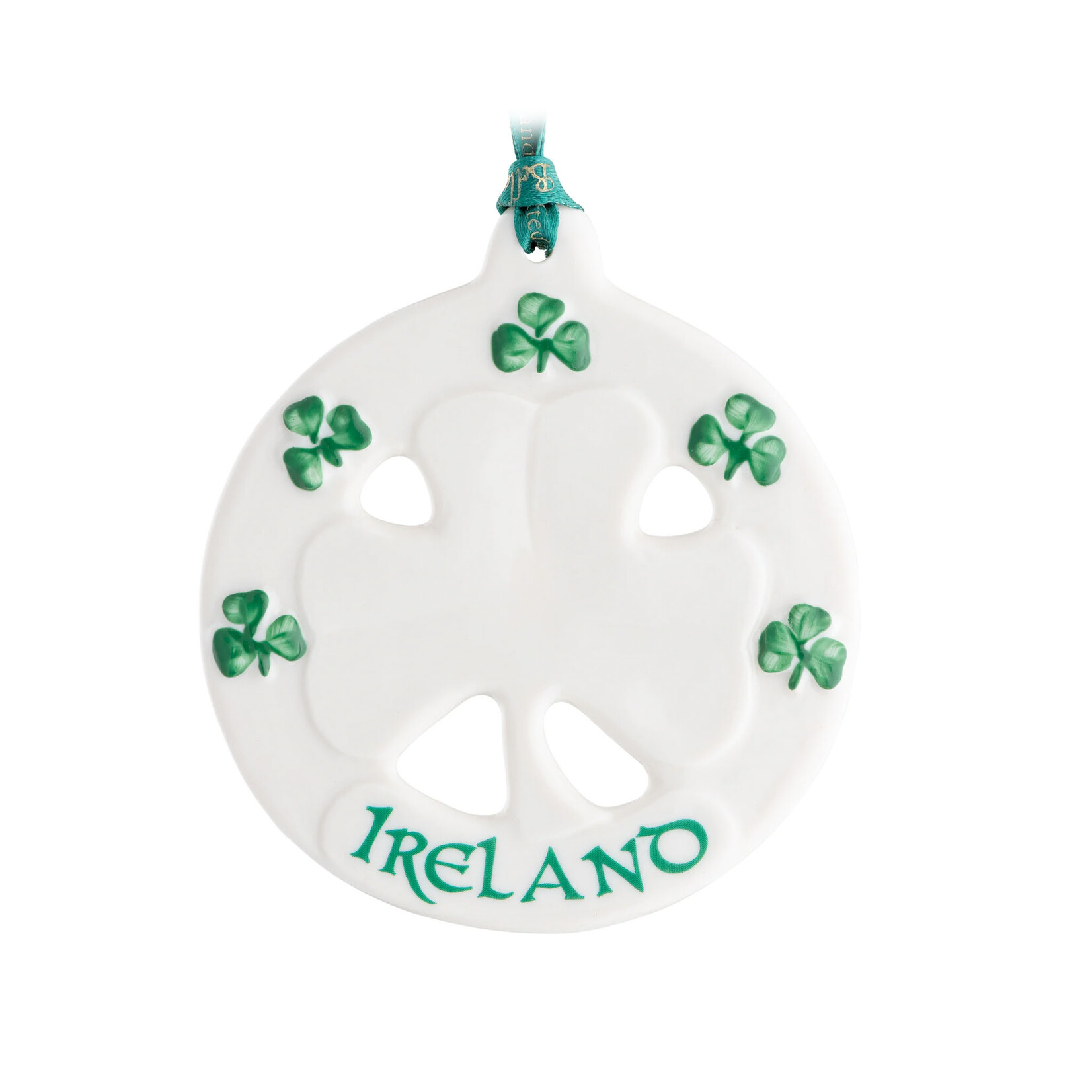 ORNAMENTS BELLEEK ORNAMENT - Ireland Shamrock