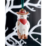 ORNAMENTS BELLEEK ORNAMENT - Wild West Snowman
