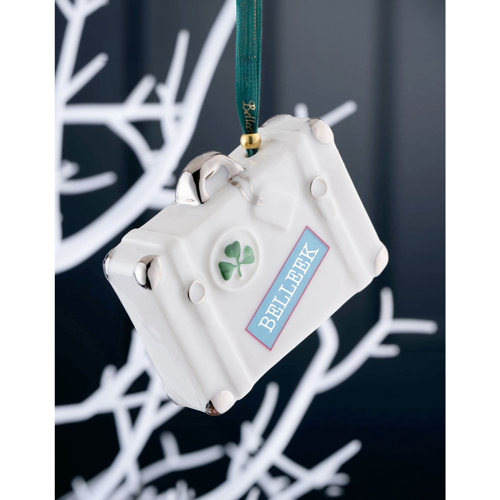 ORNAMENTS BELLEEK ORNAMENT - Vintage Suitcase