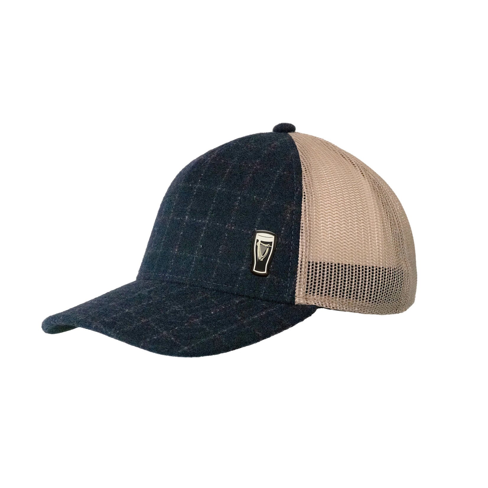 CAPS & HATS GUINNESS CHECKERED TRUCKER CAP