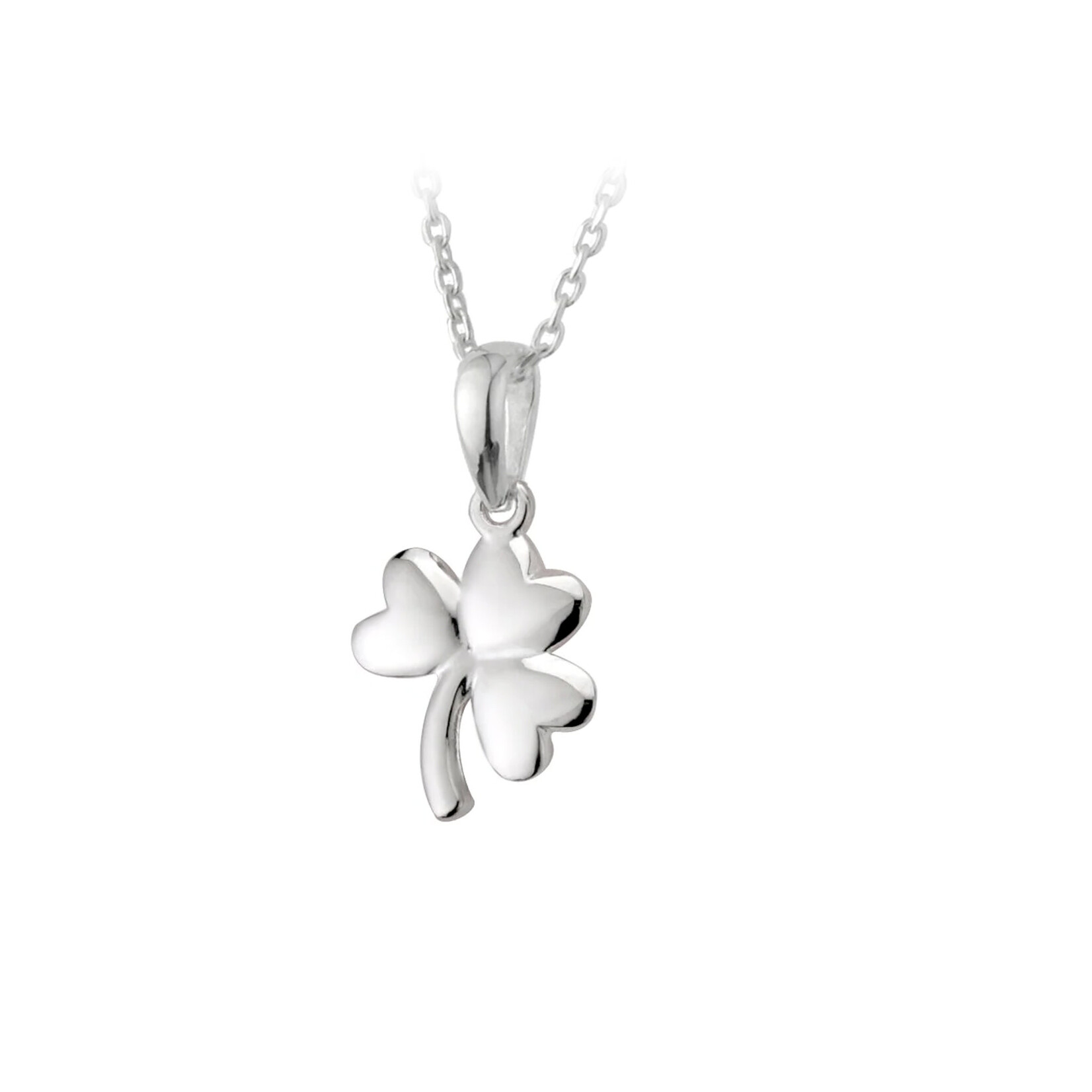 PENDANTS & NECKLACES SOLVAR STERLING MINI SHAMROCK PENDANT