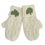 KIDS ACCESSORIES PATRICK FRANCIS KNIT KIDS MITTENS w SHAMROCK