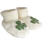 KIDS ACCESSORIES PATRICK FRANCIS KNIT BOOTIES w SHAMROCK