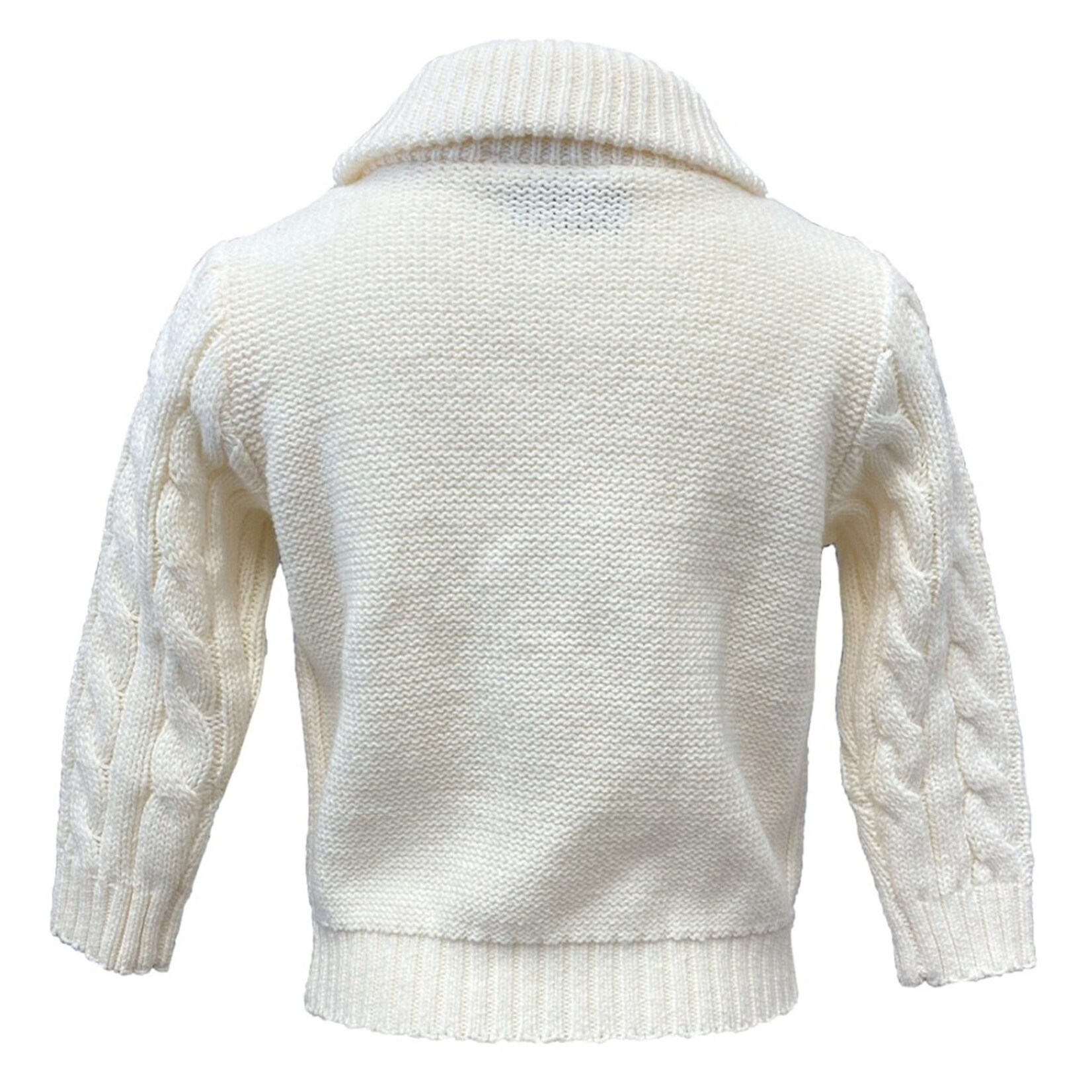 KIDS CLOTHES PATRICK FRANCIS KNIT KIDS CARDIGAN w SHAMROCK
