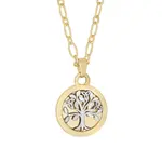 PENDANTS & NECKLACES SOLVAR SILVER & GP CELTIC TREE PENDANT