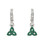 EARRINGS SHANORE STERLING CRYSTAL TRINITY DROP EARRINGS