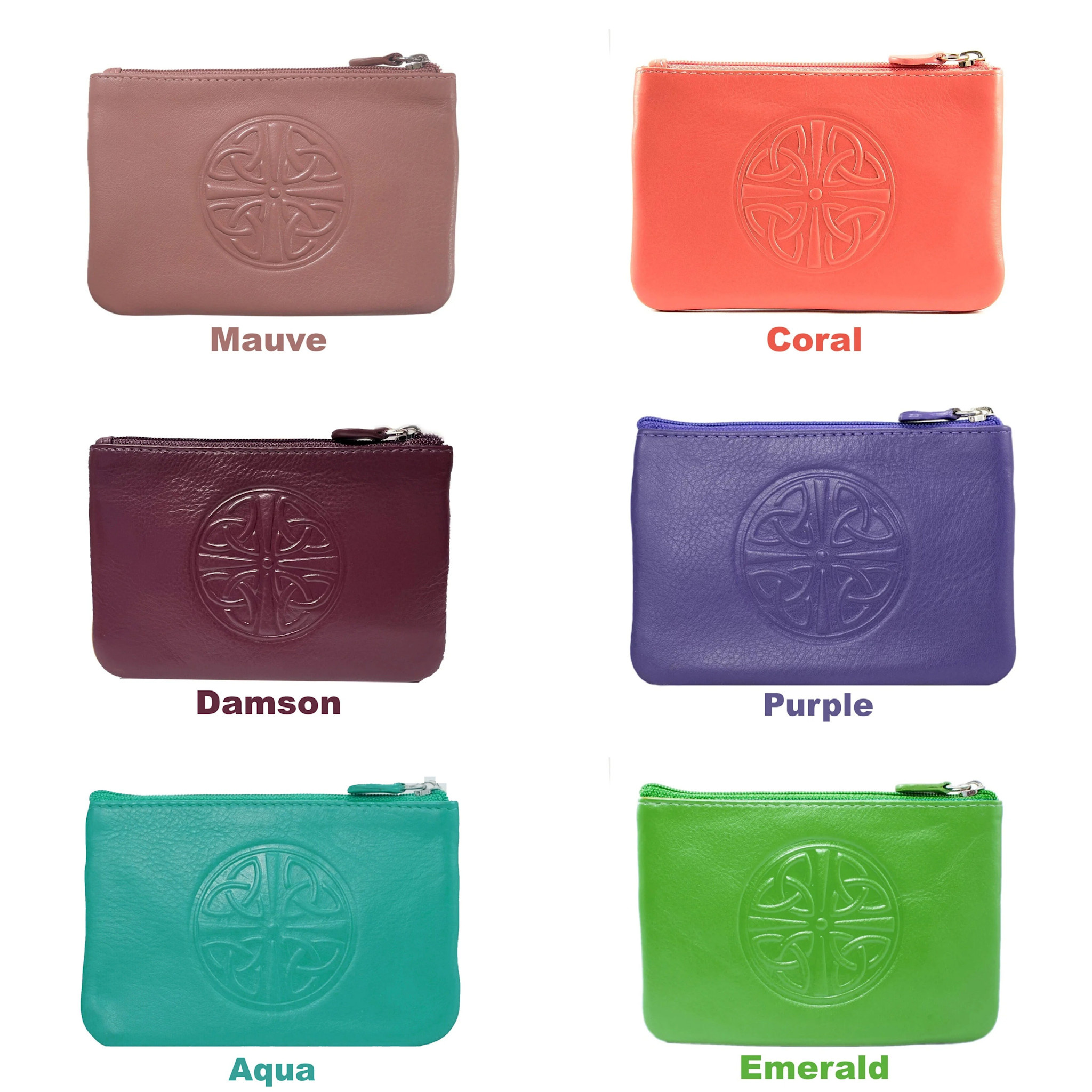 CELTIC LEATHER COIN PURSE - Irish Crossroads