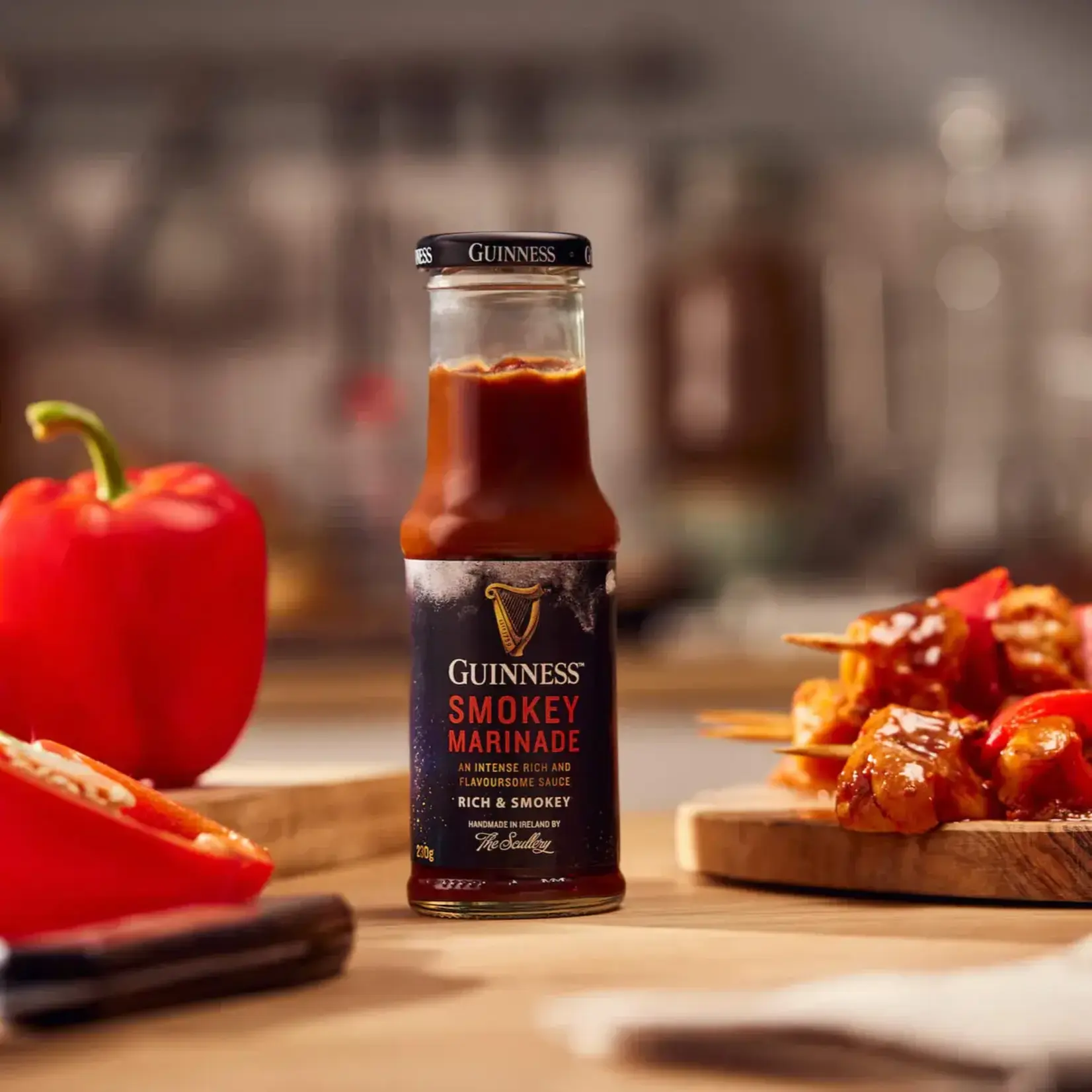 JAMS & SAUCES GUINNESS SMOKEY MARINADE SAUCE (230mL)