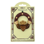 ORNAMENTS ISLANDCRAFT WOOD ORNAMENT - Claddagh