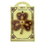 ORNAMENTS ISLANDCRAFT WOOD ORNAMENT - Shamrock