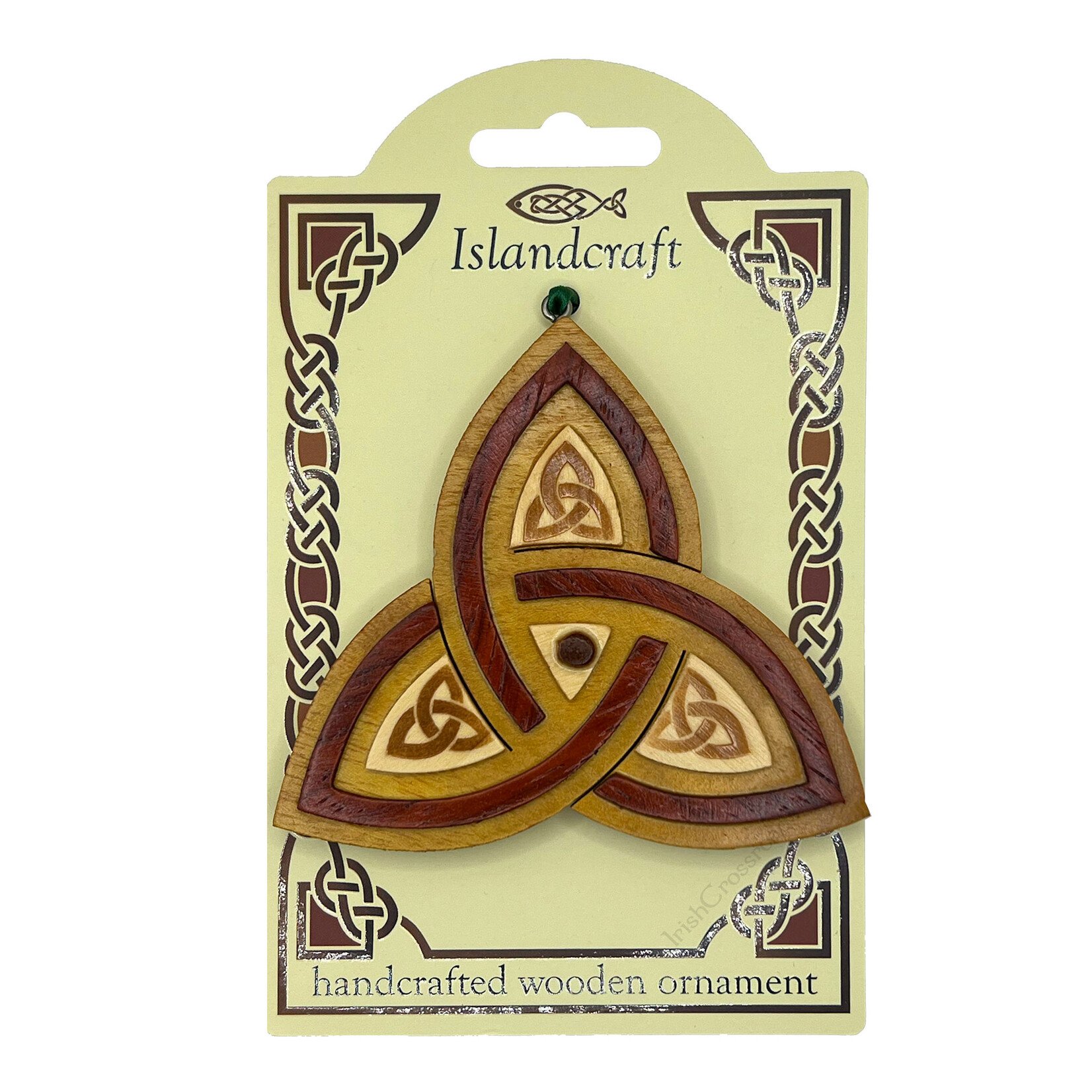 ORNAMENTS ISLANDCRAFT WOOD ORNAMENT - Trinity Knot