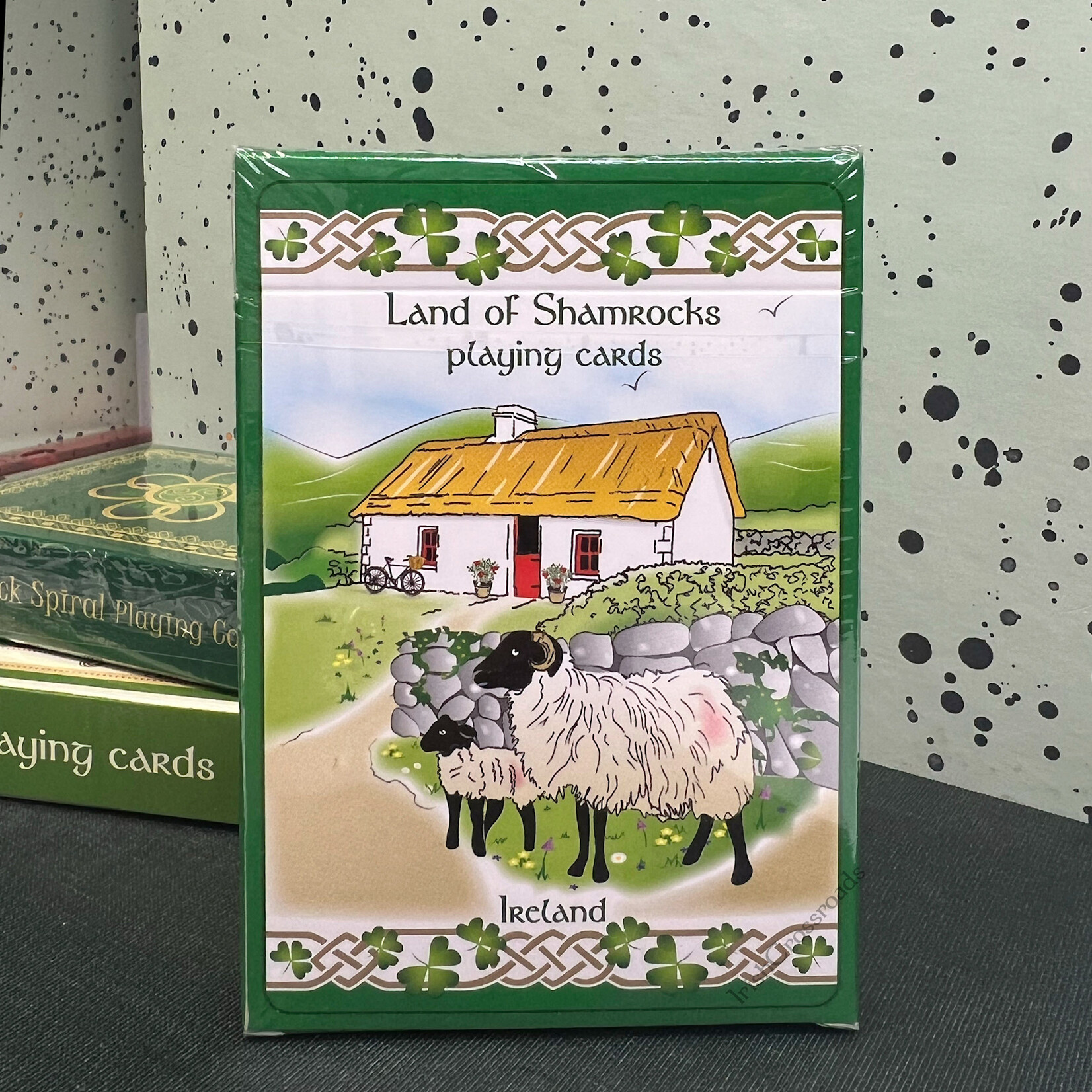 MISC NOVELTY CELTIC PLAYING CARDS - Land of Shamrocks