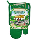KITCHEN & ACCESSORIES CELTIC CLARA OVEN MIT & POT HOLDER - LAND of SHAMROCKS