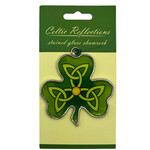 ORNAMENTS CELTIC REFLECTIONS ORNAMENT- Stained Glass Shamrock