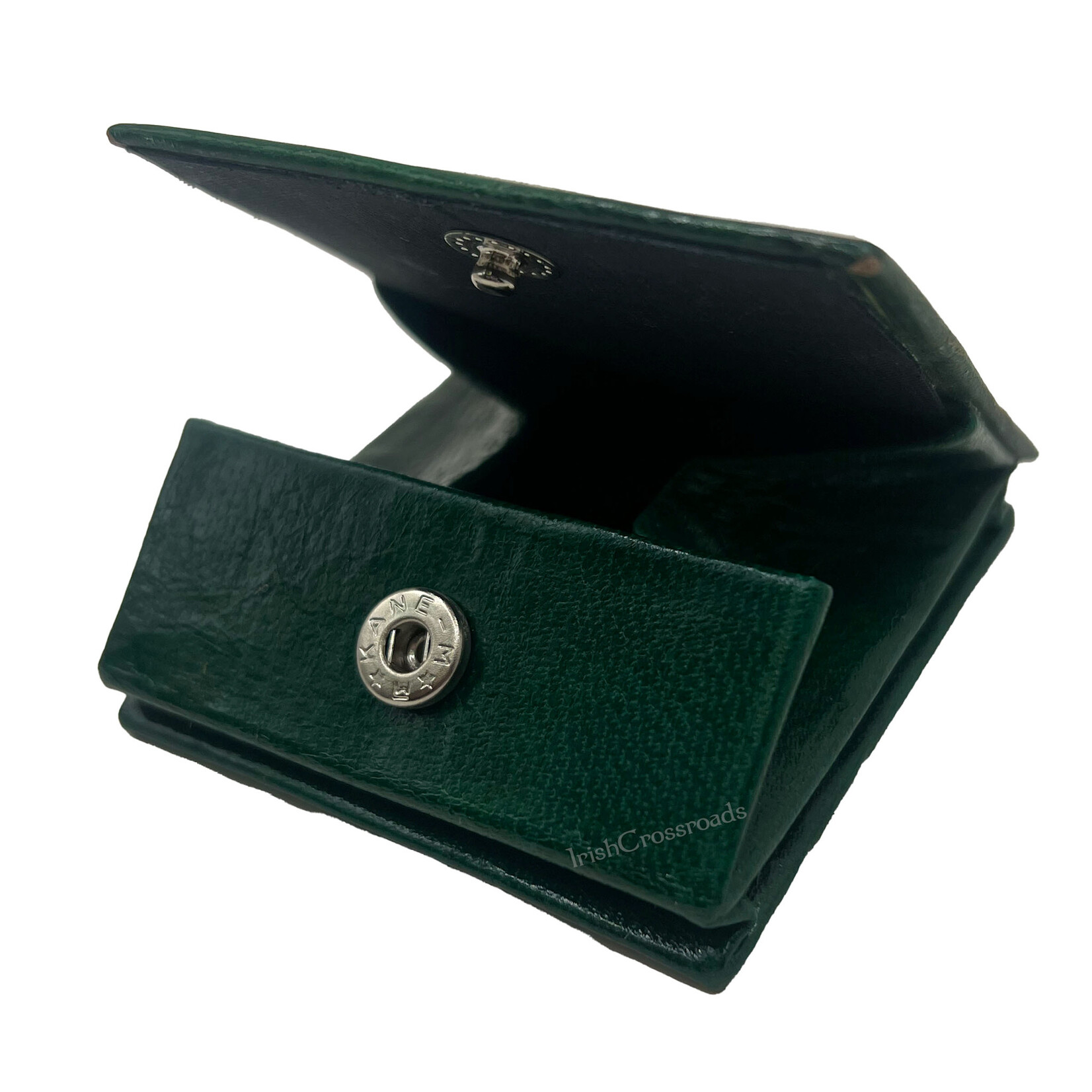 SMALL NOVELTY IRISH GIFTS SQUARE LEATHER PURSE - Claddagh