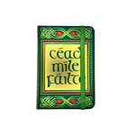 NOVELTY CELTIC NOTEBOOK - Cead Mile Failte (Grn)