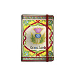 NOVELTY CELTIC NOTEBOOK - Scotland Thistle