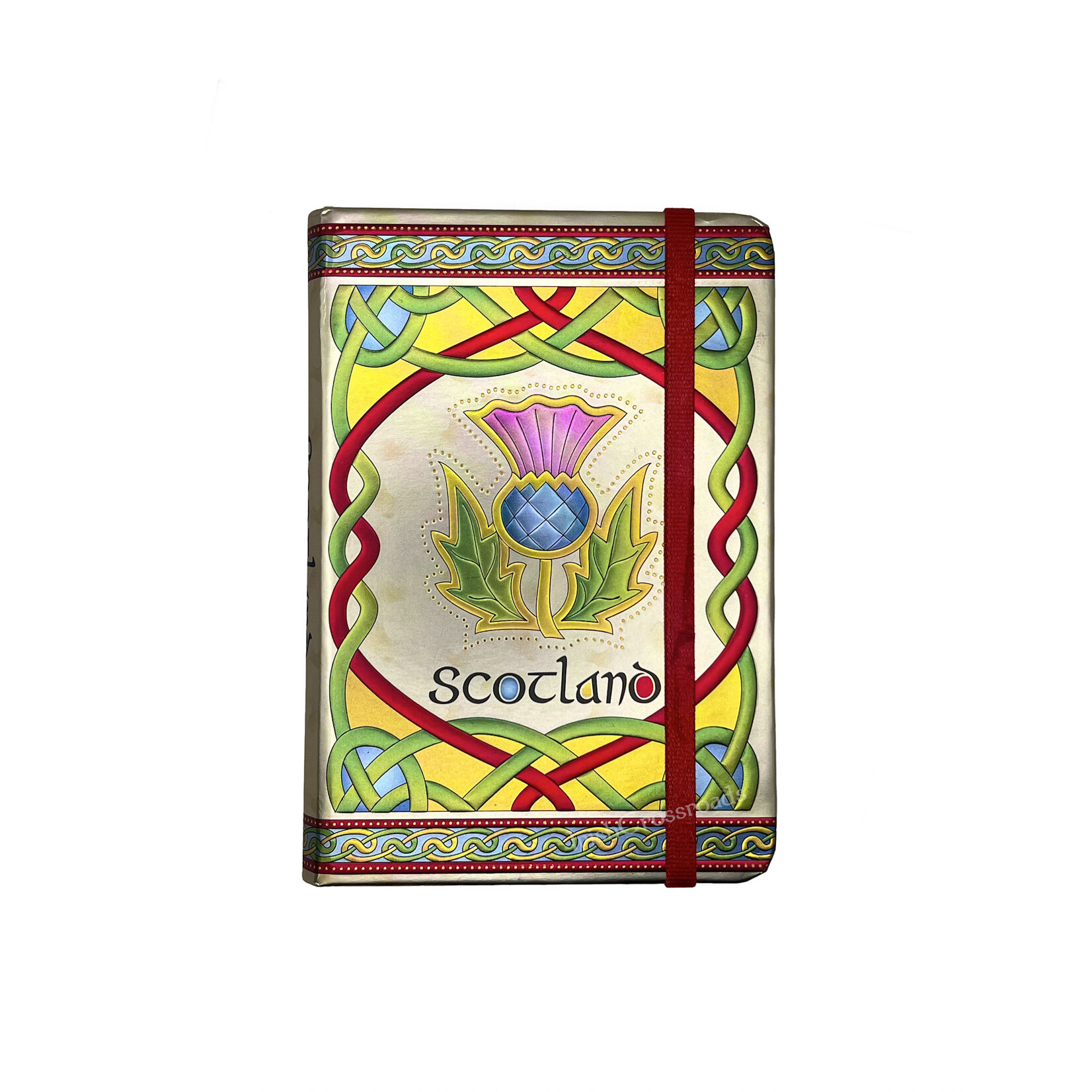 NOVELTY CELTIC NOTEBOOK - Scotland Thistle