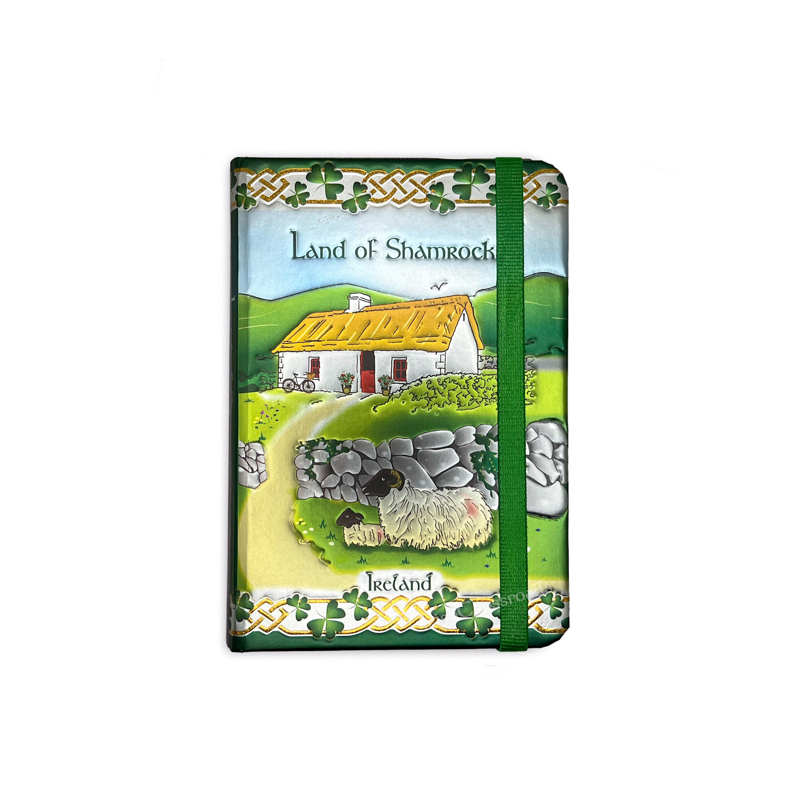 NOVELTY CELTIC NOTEBOOK - Land of Shamrocks