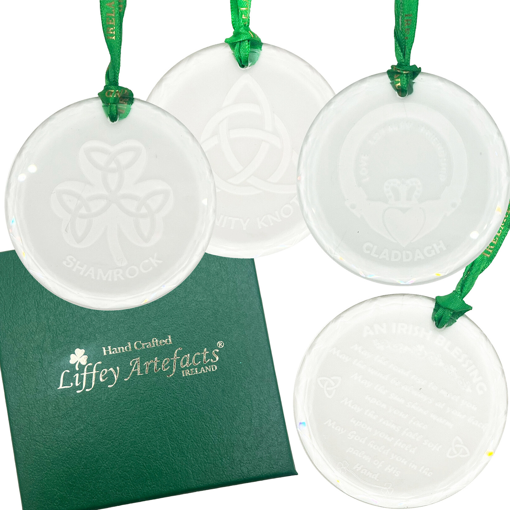 ORNAMENTS BOXED IRISH CRYSTAL ORNAMENT