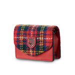 ACCESSORIES ISLANDER CARD CASE w HARRIS TWEED Royal Stewart