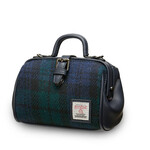 ACCESSORIES ISLANDER MINI DOCTOR BAG w HARRIS TWEED Black Watch