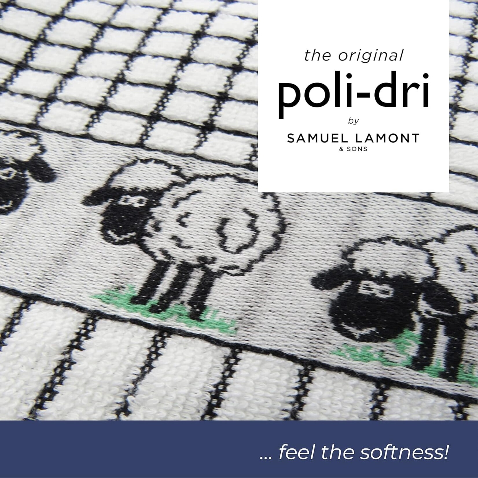 KITCHEN & ACCESSORIES POLI-DRI JACQUARD TOWEL with SHEEP