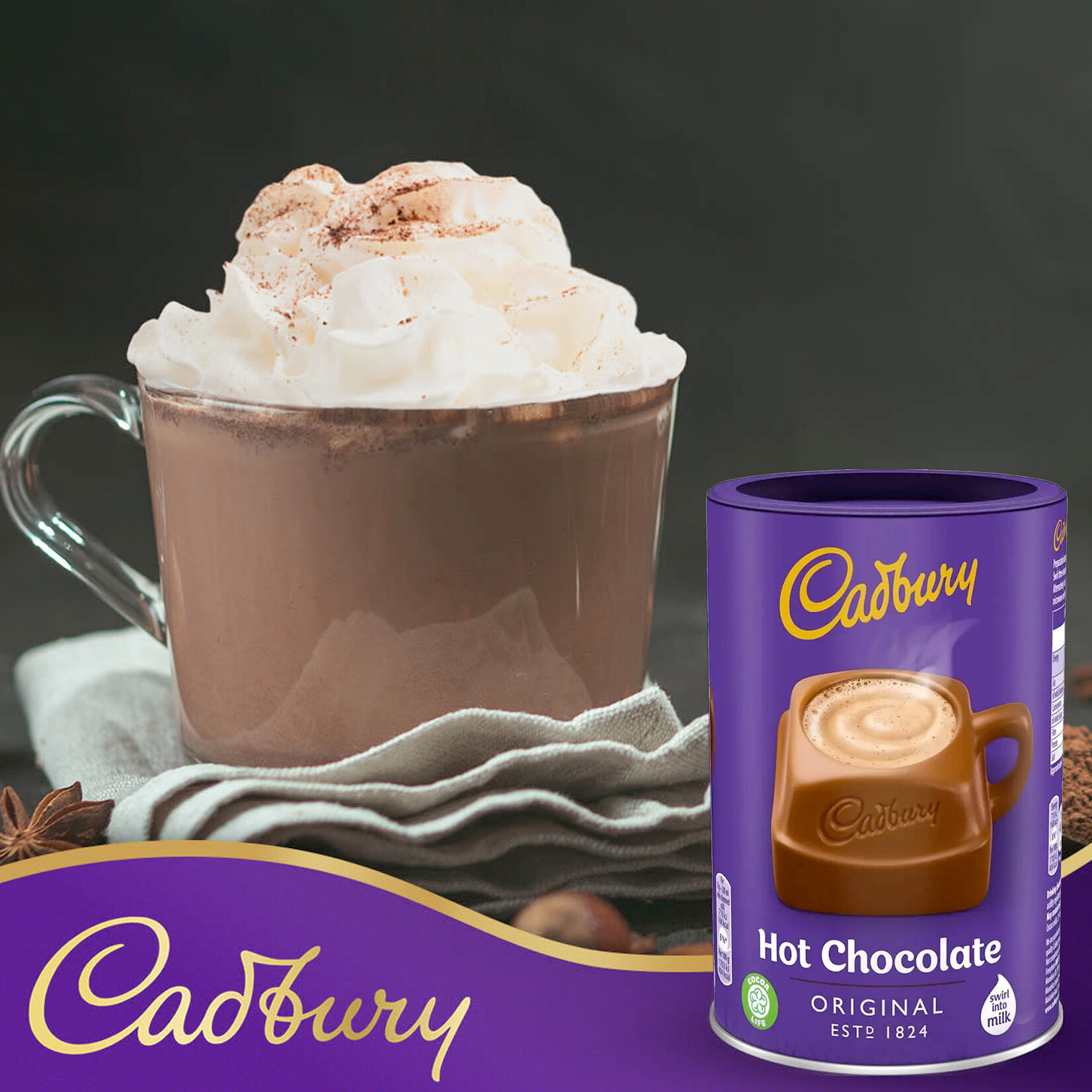 PANTRY STAPLES CADBURY'S DRINKING CHOCOLATE (250g)