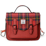 ACCESSORIES ISLANDER MEDIUM CALTON SATCHEL w HARRIS TWEED Royal Stewart