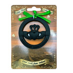 ORNAMENTS IRISH TURF HANGING ORNAMENT - CLADDAGH
