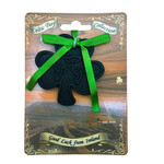 ORNAMENTS IRISH TURF HANGING ORNAMENT - SHAMROCK