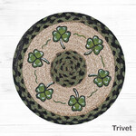 KITCHEN & ACCESSORIES SHAMROCKS JUTE TRIVET