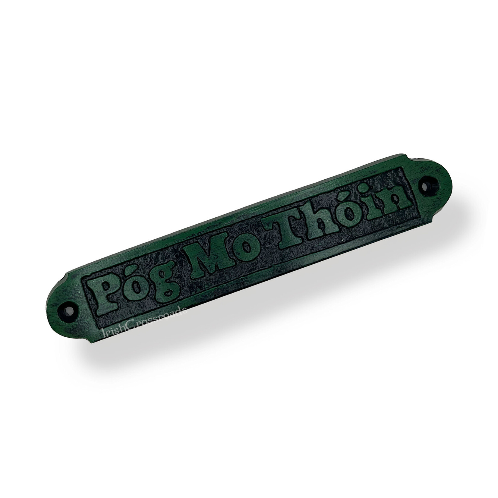 DECOR "POG MO THOIN" GREEN/BLACK PLAQUE