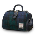 ACCESSORIES ISLANDER MEDIUM DOCTOR BAG w HARRIS TWEED Black Watch
