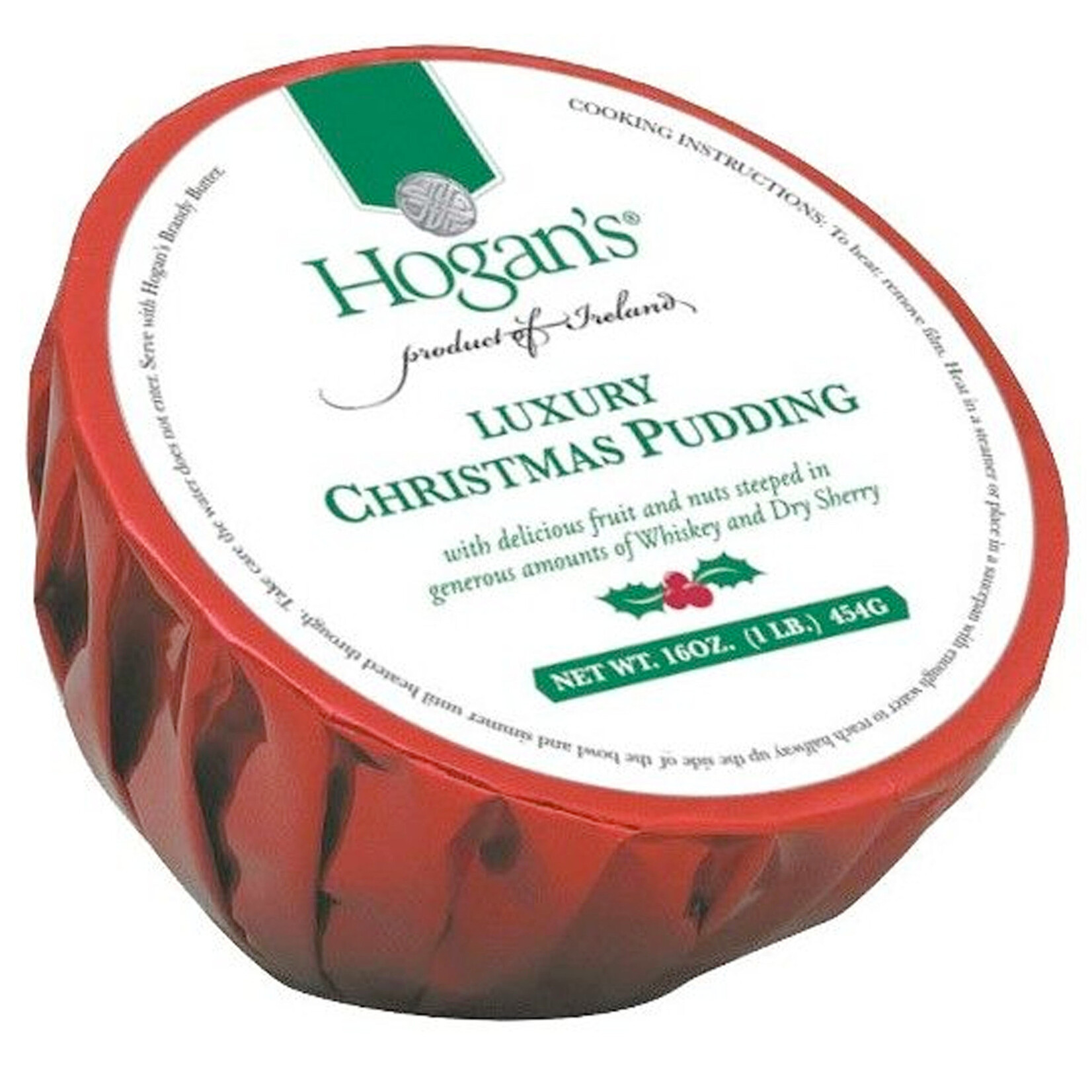 HOLIDAY TREATS HOGAN'S LUXURY CHRISTMAS PUDDING (454g)