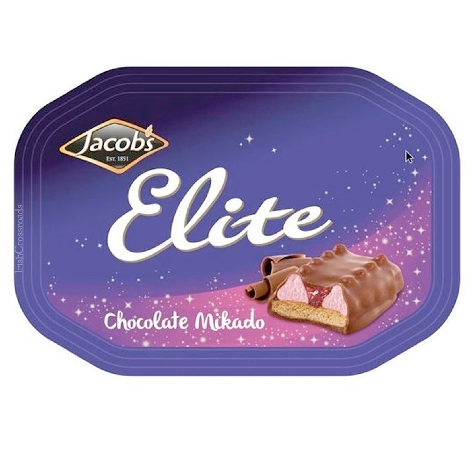 COOKIES & BISCUITS JACOB'S ELITE CHOCOLATE MIKADO TIN (528g)