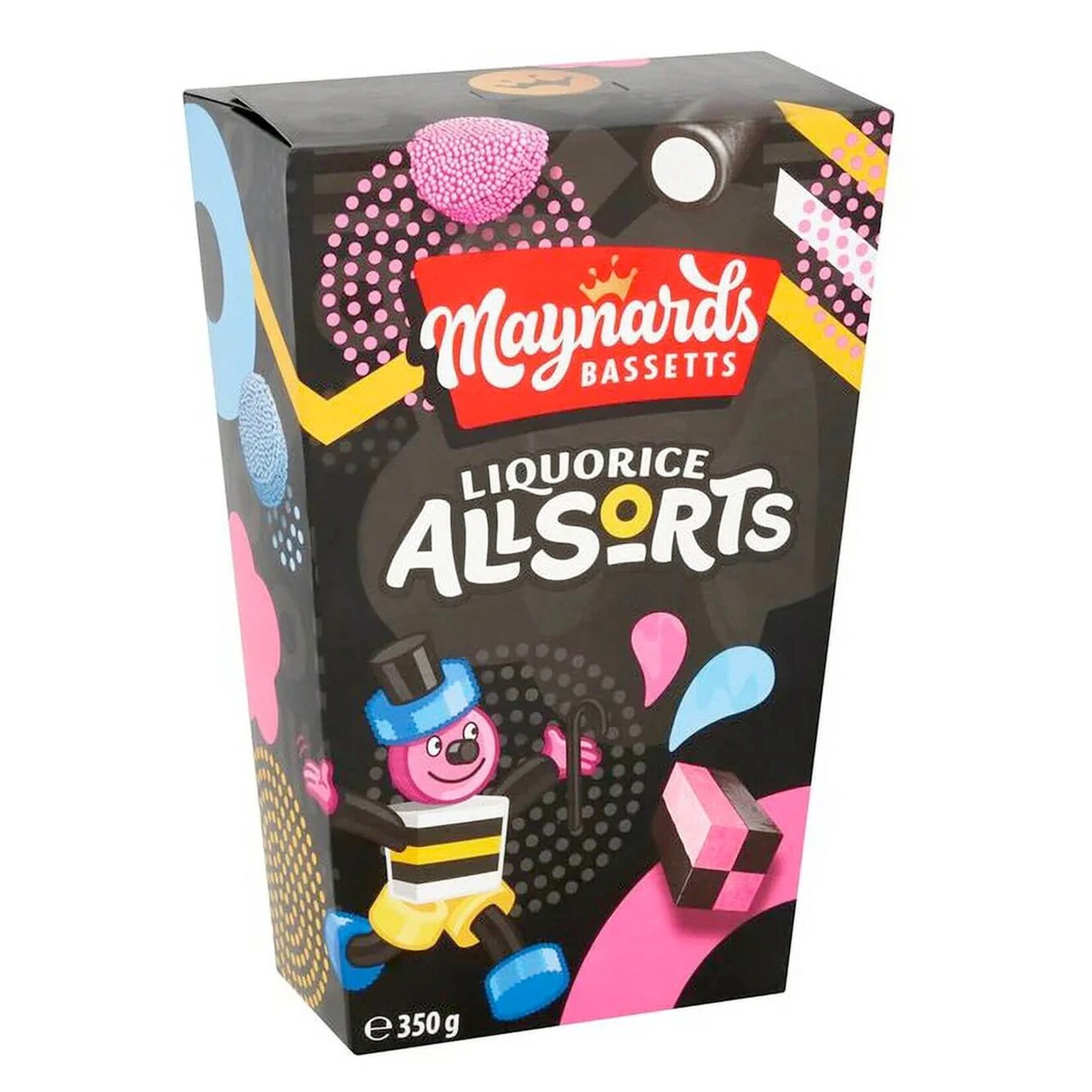CANDY MAYNARD BASSETTS LIQUORICE ALLSORTS CARTON (350g)