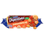 COOKIES & BISCUITS McVITIES GINGERBREAD CHOC DIGESTIVE BISCUITS (266g)