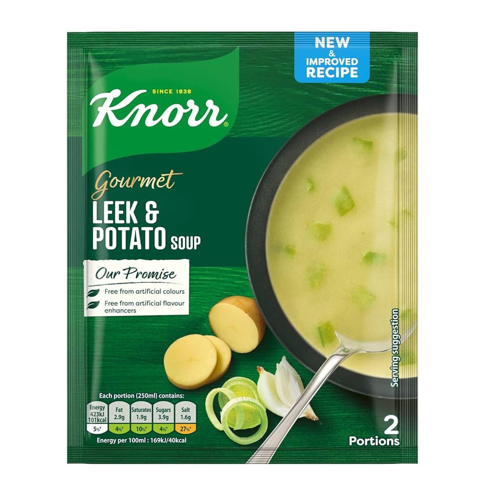 PANTRY STAPLES KNORR GOURMET LEEK & POTATO SOUP (53g)