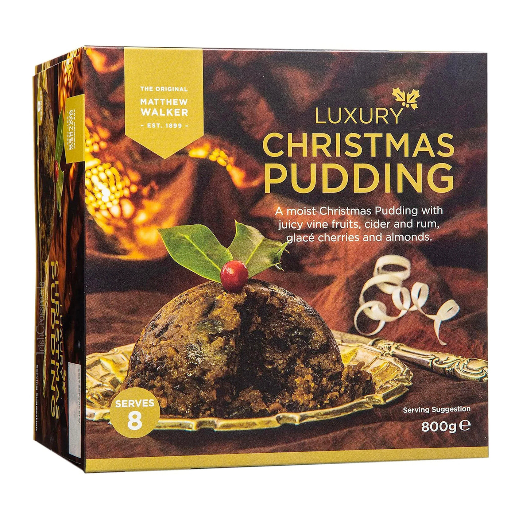 HOLIDAY TREATS MATTHEW WALKER LUXURY CHRISTMAS PUDDING (800g)