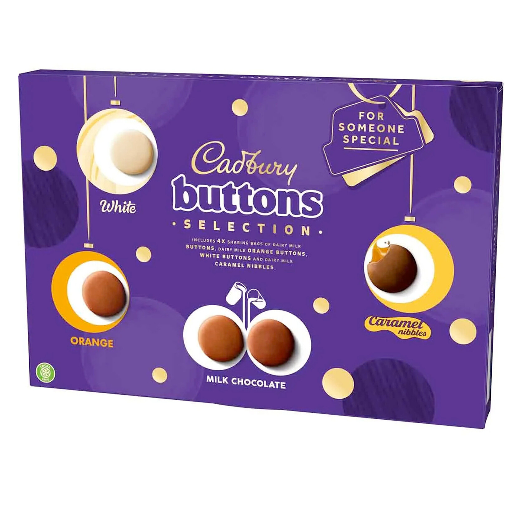 CANDY CADBURY BUTTONS SELECTION BOX (340g)