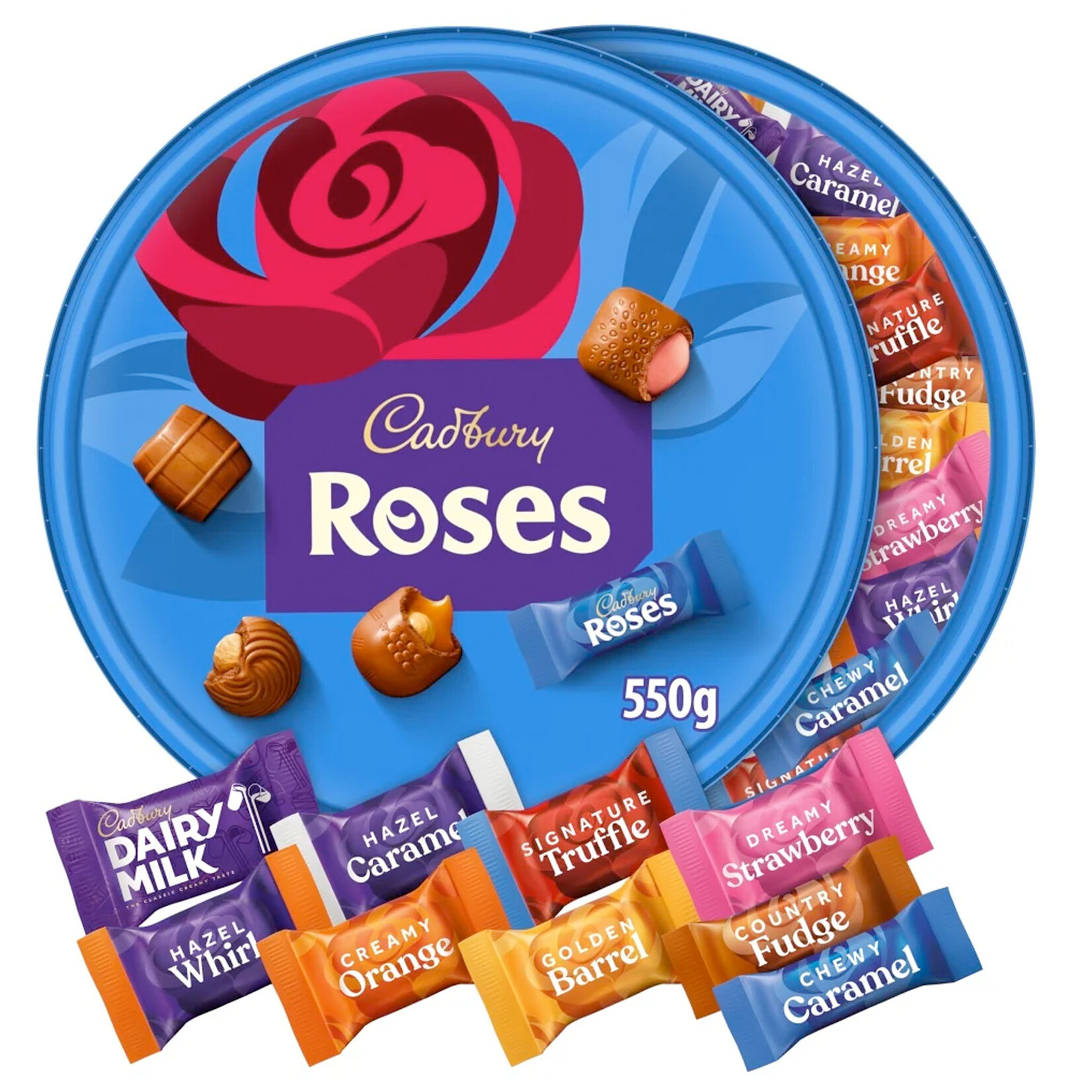 CANDY CADBURY ROSES TUB (550g)