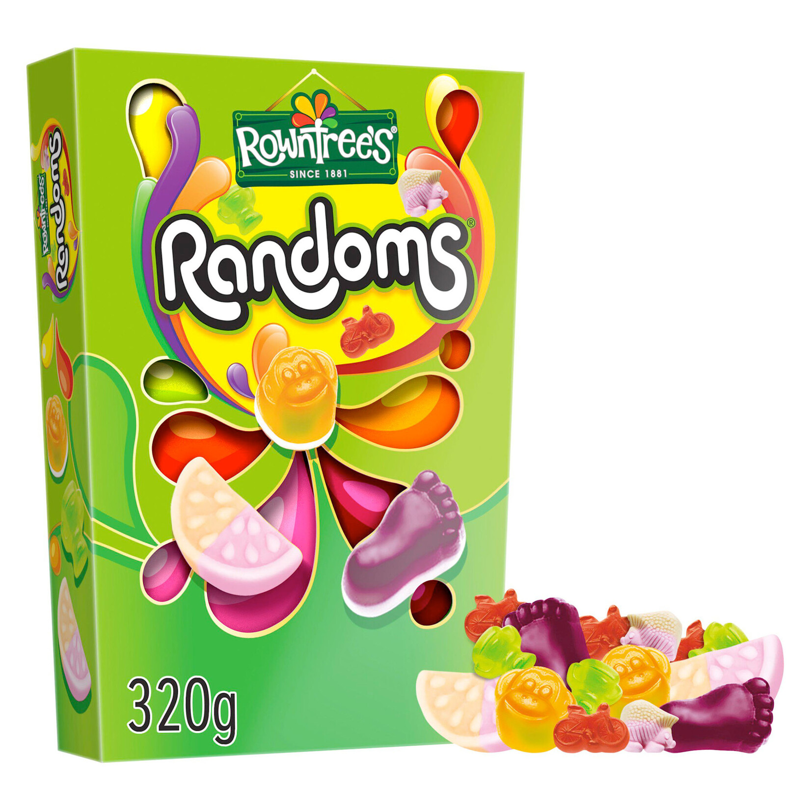 CANDY ROWNTREES RANDOMS CARTON (320g)