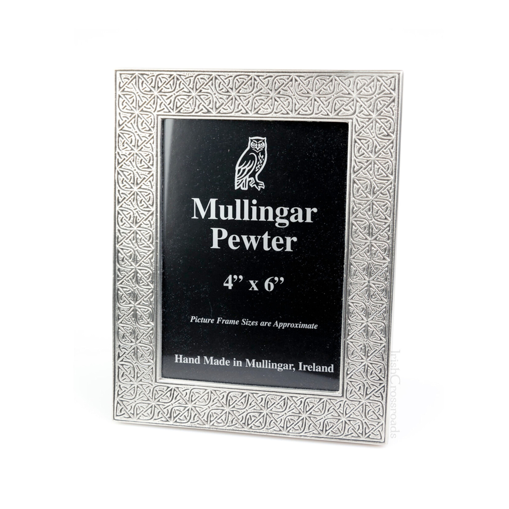 FRAMES MULLINGAR PEWTER CELTIC KNOT FRAME - 4x6