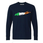 SHIRTS CARLETON LI IRISH LONG SLEEVE SHIRT - Navy