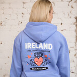 SWEATSHIRTS CORNFLOWER BLUE CLADDAGH HOODIE