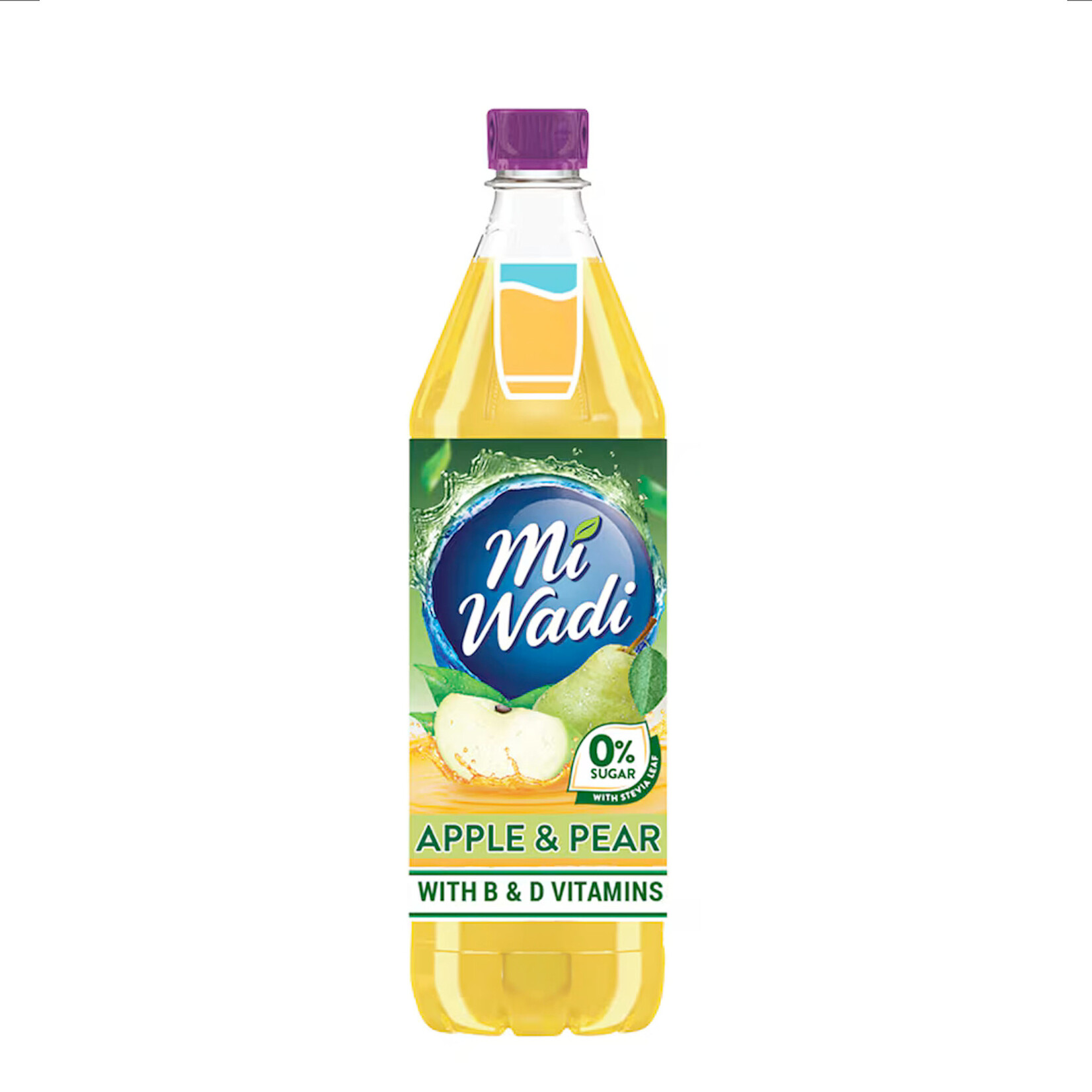 BOTTLE/CAN BEVERAGES MIWADI ZERO - Apple & Pear (1L)