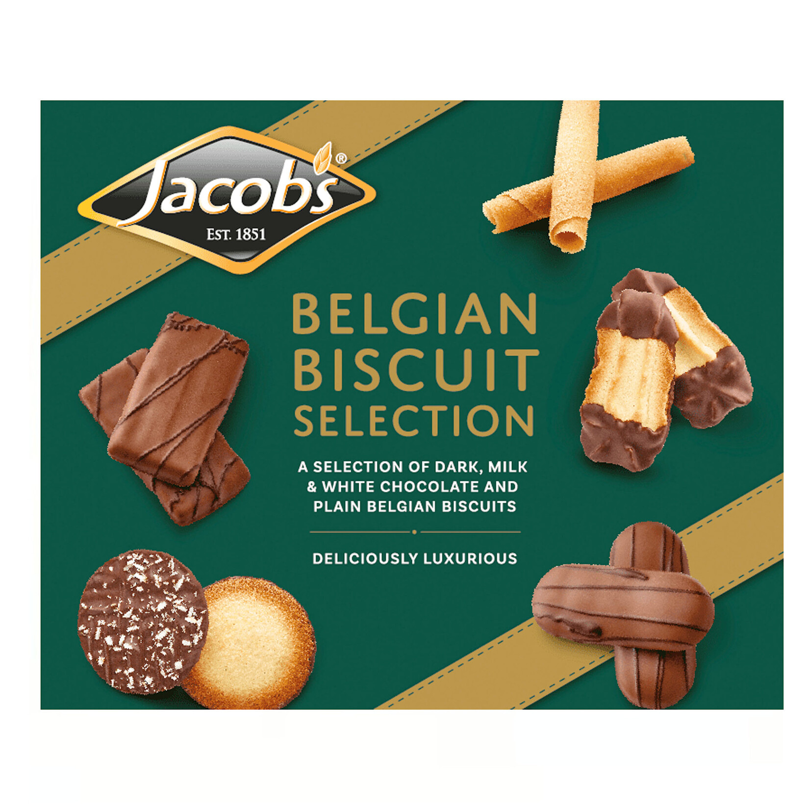 COOKIES & BISCUITS CLERARANCE: JACOBS BELGIAN CHOCOLATE SELECTION (500g)
