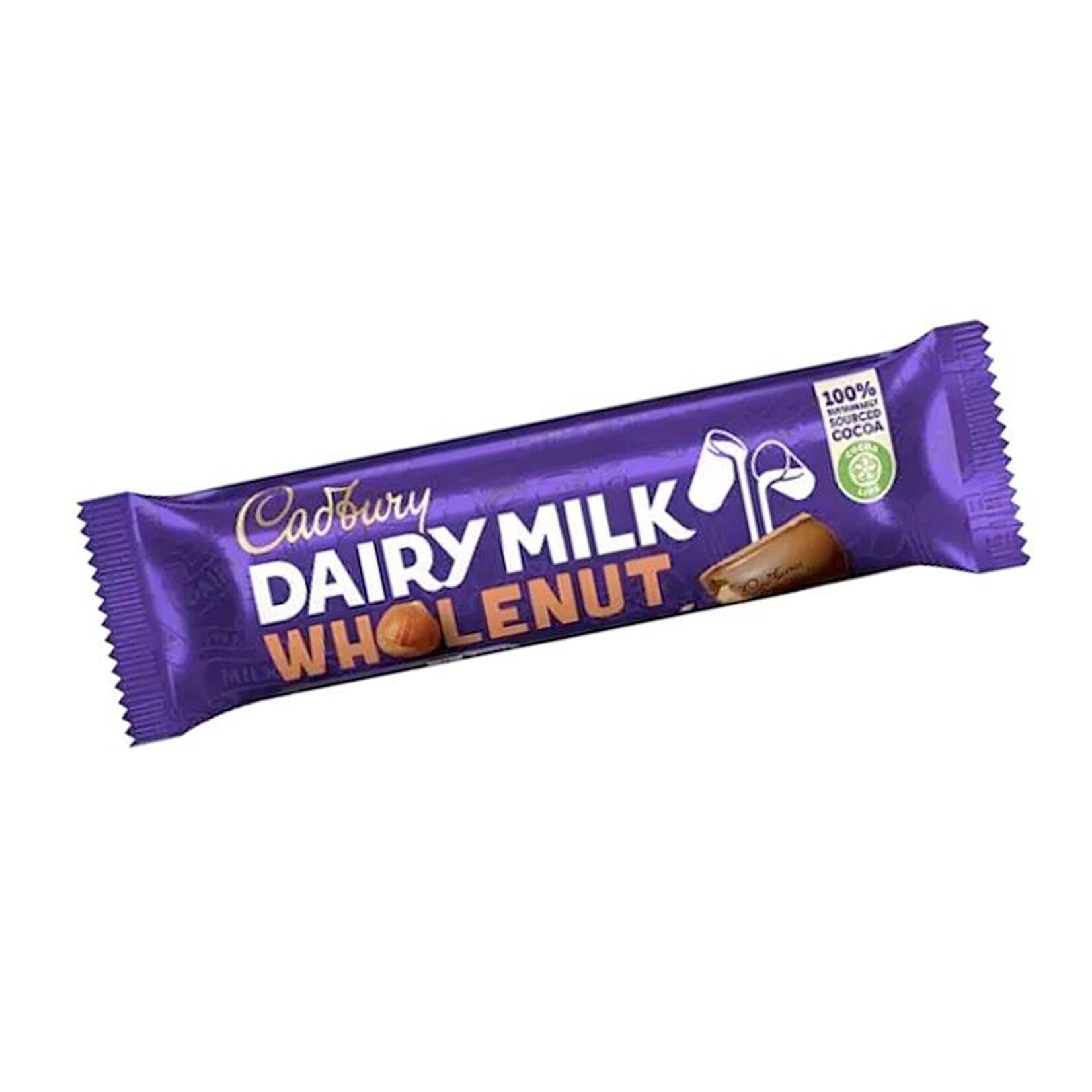CANDY CADBURY DAIRY MILK WHOLE NUT (45g) - CANDY